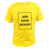 100% Cotton Custom T-Shirt Make Your Design Logo Text