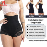 Sexy Lace with Zipper Double Control Panties Waist Trainer