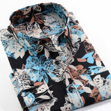 2021 Vintage Floral Print Casual Dress Fashion Classic Shirt