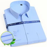 Men's Classic Solid/striped Basic Dress Shirt