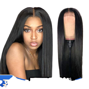 Straight Lace Front Human Hair13X6 HD Closure Wig