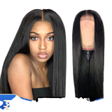 Straight Lace Front Human Hair13X6 HD Closure Wig