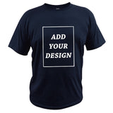 100% Cotton Custom T-Shirt Make Your Design Logo Text