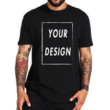 100% Cotton Custom T-Shirt Make Your Design Logo Text