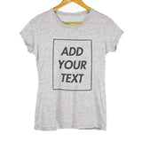 100% Cotton Custom T-Shirt Make Your Design Logo Text