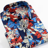 2021 Vintage Floral Print Casual Dress Fashion Classic Shirt