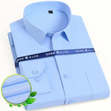 Men's Classic Solid/striped Basic Dress Shirt