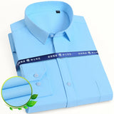 Men's Classic Solid/striped Basic Dress Shirt